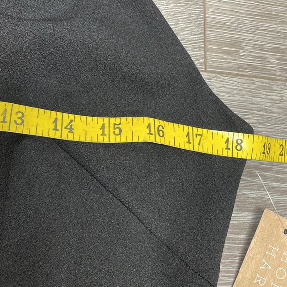 NWT Hope & Harlow Black Sheath Dress Shoulder Criss Cross Strappy Detail 12 - Picture 9 of 16